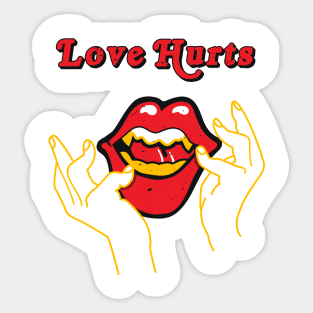 Love Hurts Sticker